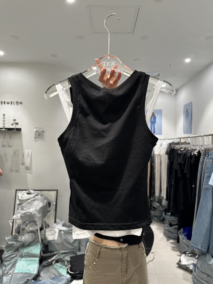 WATERMELON韓國直郵東大門代購女裝新品時尚真品人氣吊帶背心WATERMELON吊帶/背心