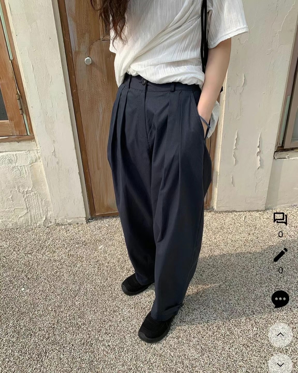 VIVACITY韓國直郵東大門實拍女裝新款真品熱賣人氣24春夏休閑褲VIVACITY休閑褲