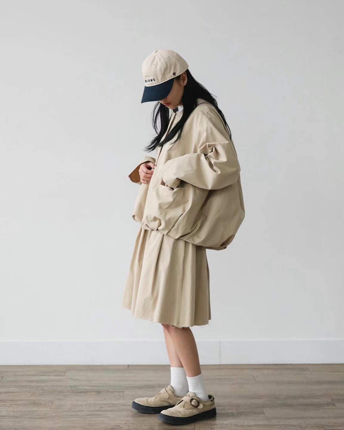 VIVACITY韓國直郵女裝新品人氣真品推薦休閑24春夏職業短裙VIVACITY短裙
