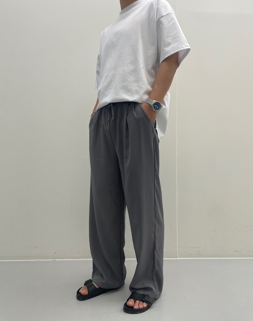 VENDER韓國直郵東大門實拍女裝新品熱賣24春夏休閑褲亞麻VENDER休閑褲
