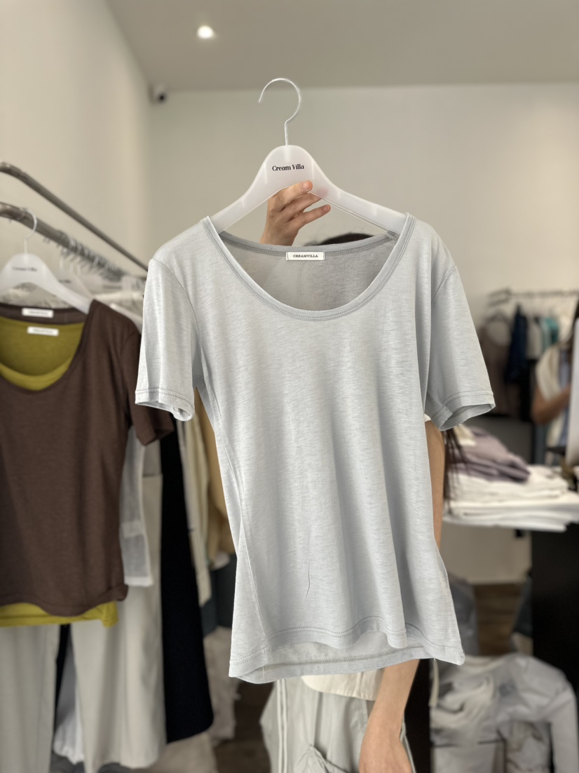 CREAM VILLA韓國直郵東大門代購女裝新品人氣T恤CREAMVILLAT恤圖色2