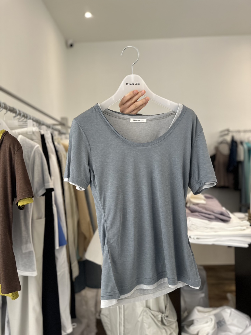 CREAM VILLA韓國直郵東大門代購女裝新品人氣T恤CREAMVILLAT恤圖色5