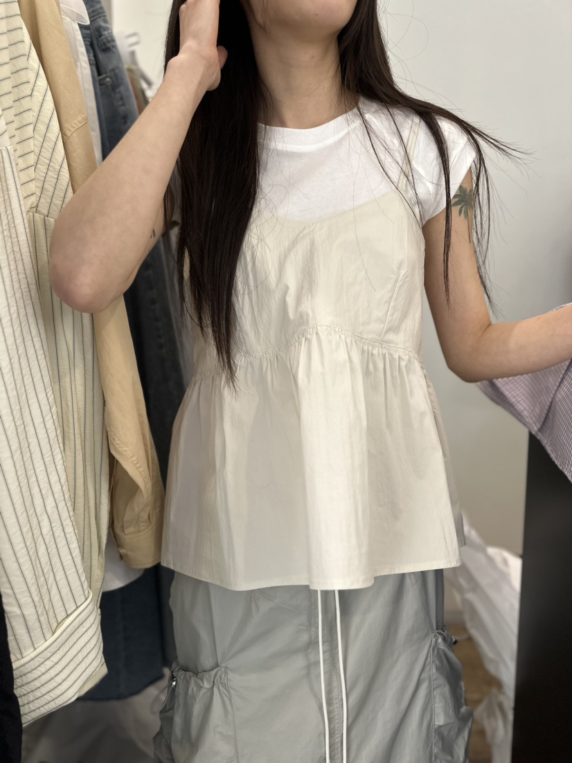 CREAM VILLA直郵韓國代購女裝新款時尚吊帶背心CREAMVILLA吊帶/背心圖色3