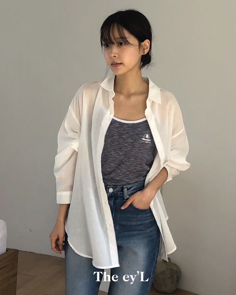 EYL/ALIVE INDUSTRY韓國直郵東大門實拍女裝新款休閑襯衫蕾絲衫EYL/Lenil/ALIVE INDUSTRY襯衫/蕾絲衫
