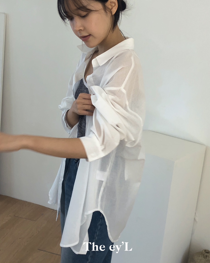 EYL/ALIVE INDUSTRY韓國直郵東大門實拍女裝新款休閑襯衫蕾絲衫EYL/Lenil/ALIVE INDUSTRY襯衫/蕾絲衫
