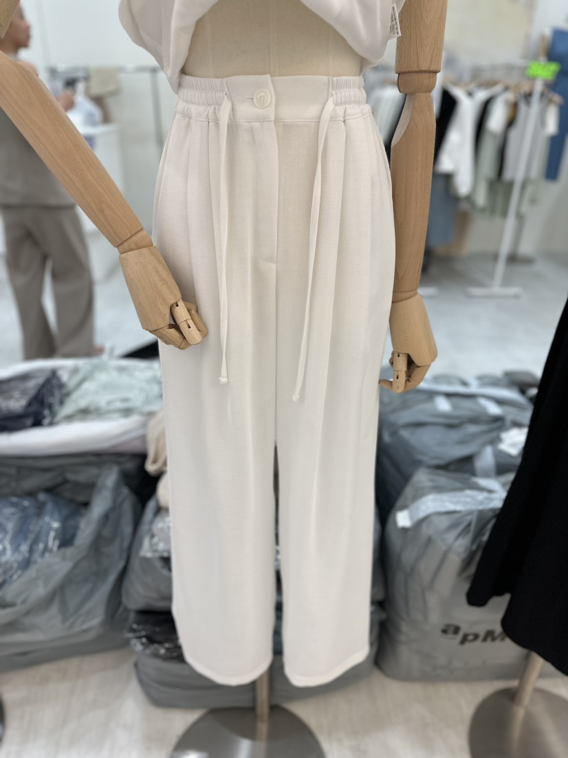 Hello Hi韓國直郵女裝新品休閑真品人氣24春夏休閑褲綁帶Hello Hi休閑褲圖色3