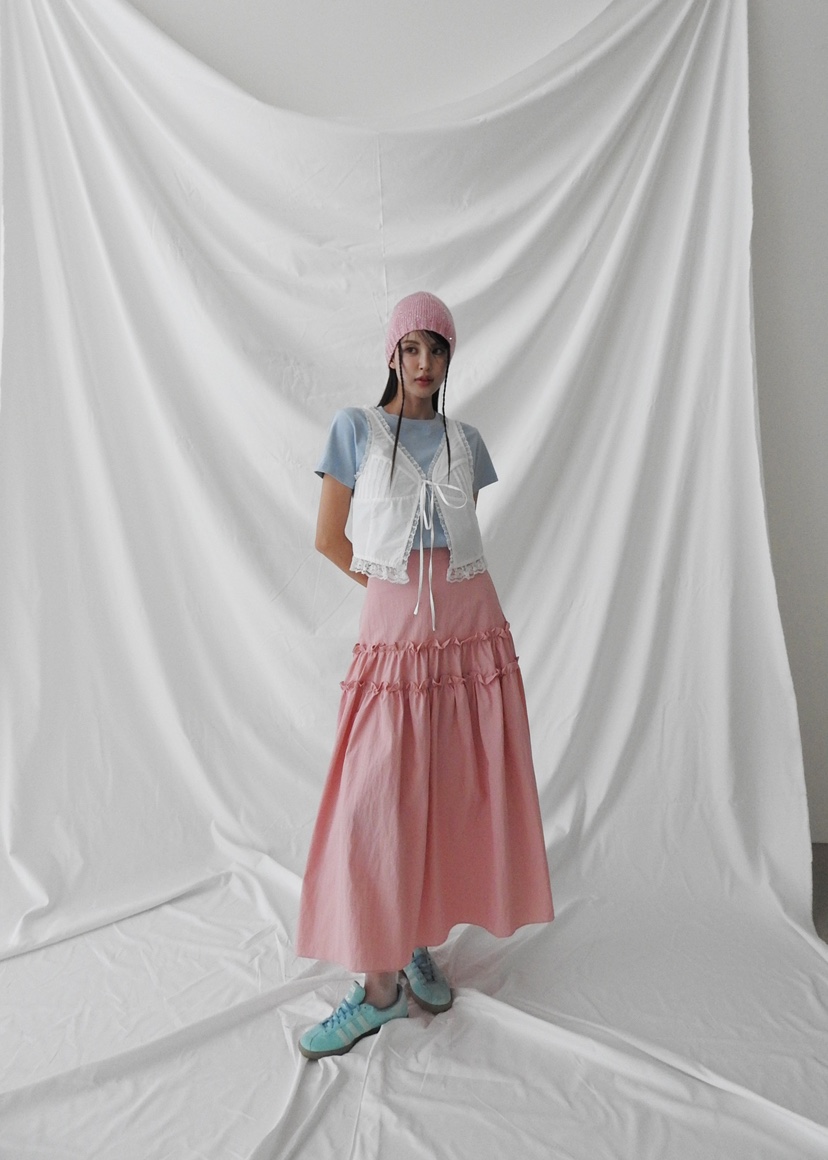 Judyque韓國直郵東大門代購女裝新品時尚真品24春夏推薦長裙JUDYQUE長裙
