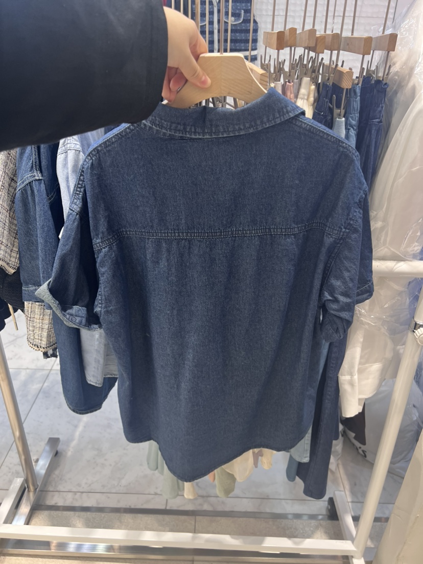 LIVE/LULULALLA直郵韓國代購女裝新品休閑人氣襯衫蕾絲衫口袋LIVE/LULULALLA襯衫/蕾絲衫