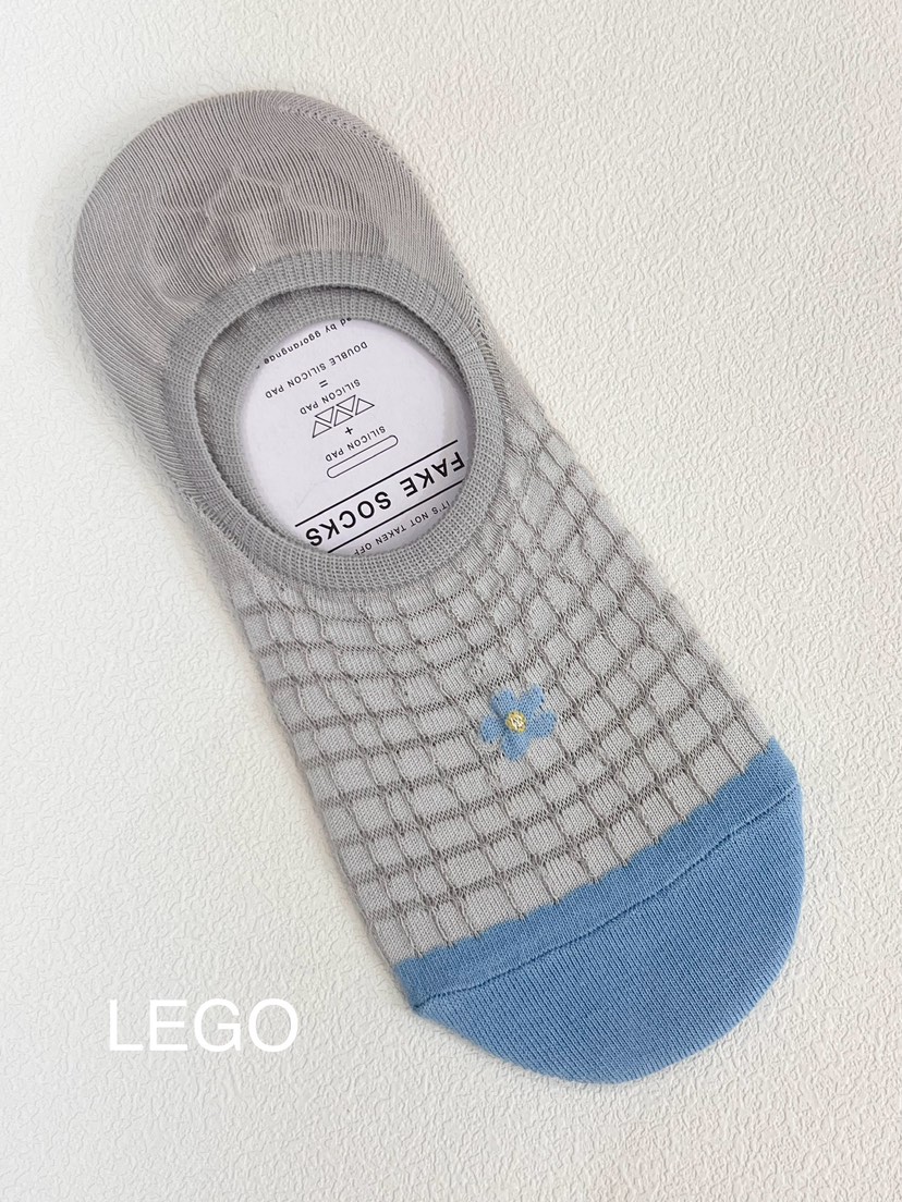 LEGO十雙起訂/可混搭直郵韓國代購女裝新款休閑人氣襪子格紋LEGO十雙起訂/可混搭襪子圖色3