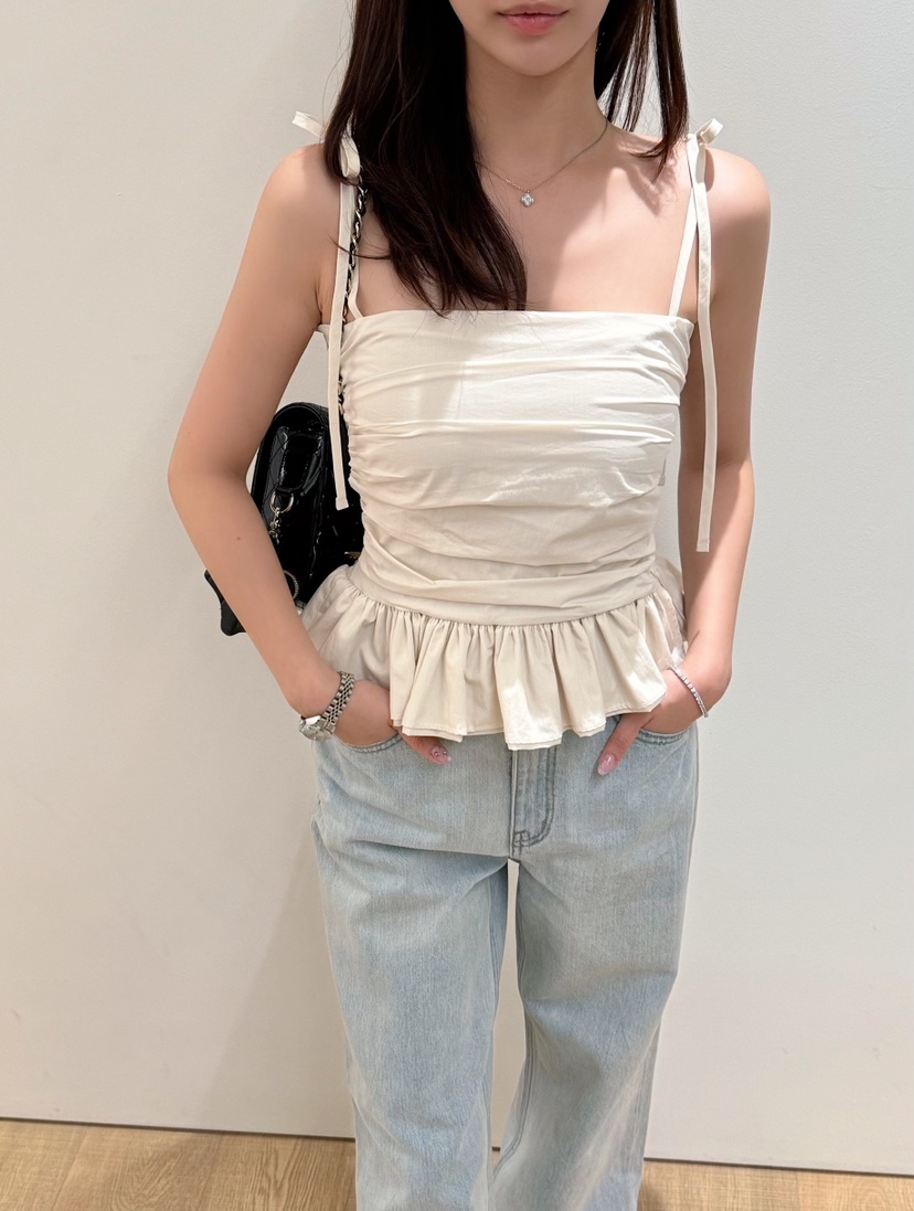 MARKE-P直郵韓國代購女裝新品推薦時尚人氣職業休閑吊帶背心MARKE-P吊帶/背心