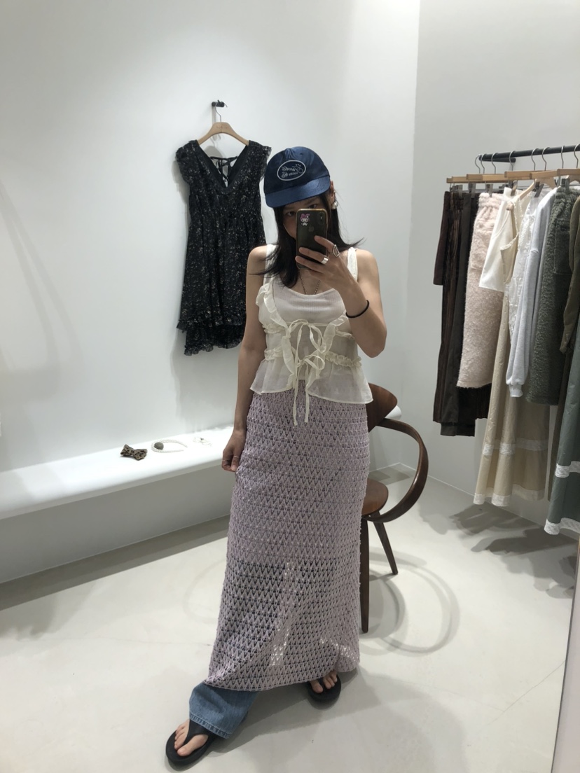 MELTED-P韓國直郵東大門實拍女裝新品真品熱賣推薦長裙刺繡MELTED-P長裙
