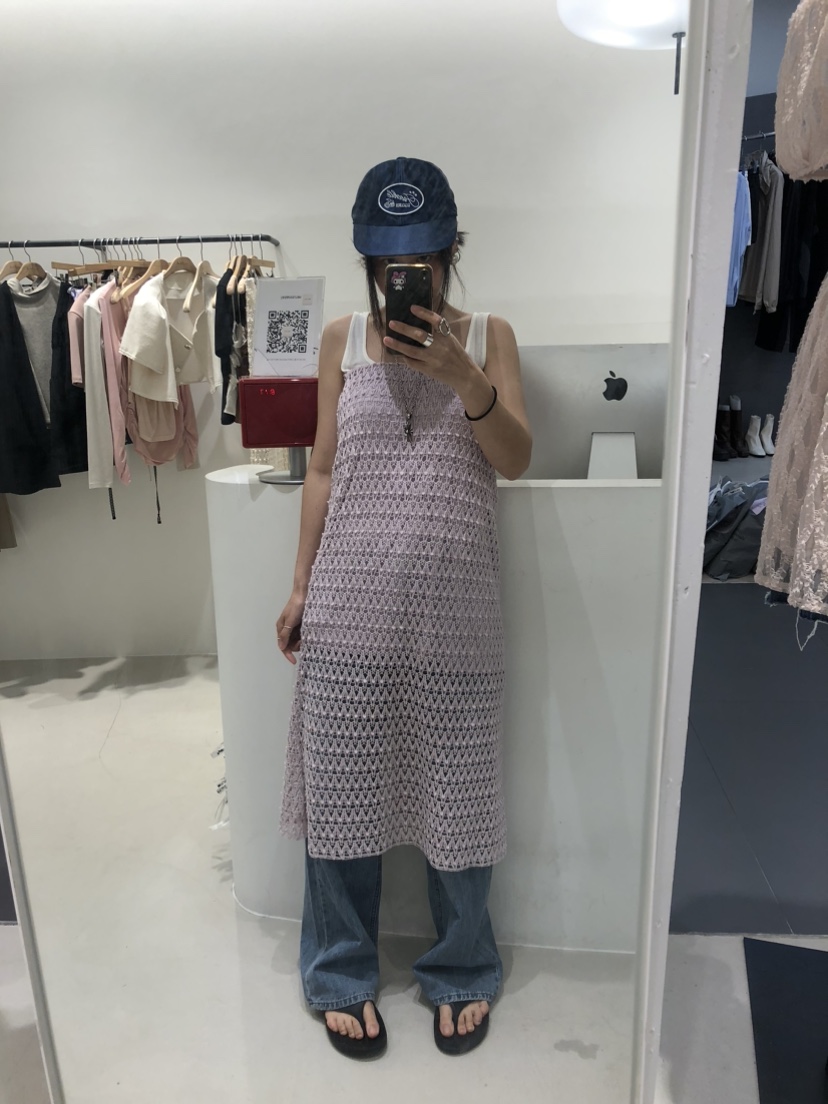 MELTED-P韓國直郵東大門實拍女裝新品真品熱賣推薦長裙刺繡MELTED-P長裙