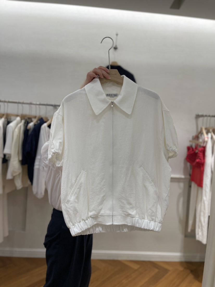 OVERTAKE韓國直郵女裝新品熱賣時尚職業人氣休閑真品24春夏夾克OVERTAKE夾克