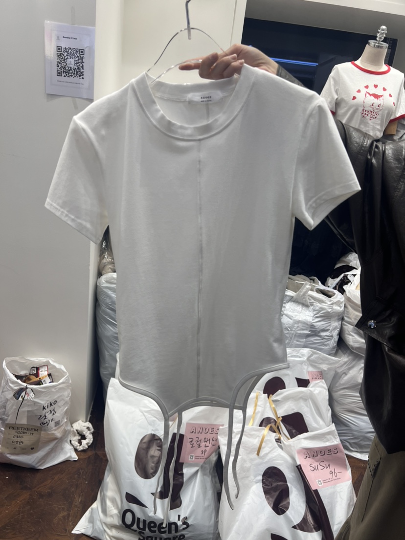 ANOES韓國直郵東大門實拍女裝新品真品時尚人氣推薦熱賣T恤ANOEST恤圖色1