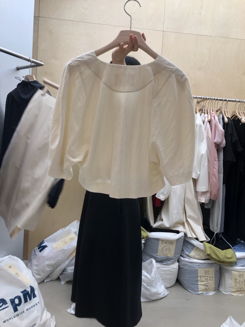 BASKET直郵韓國代購女裝新款真品時尚休閑熱賣人氣襯衫蕾絲衫BASKET襯衫/蕾絲衫