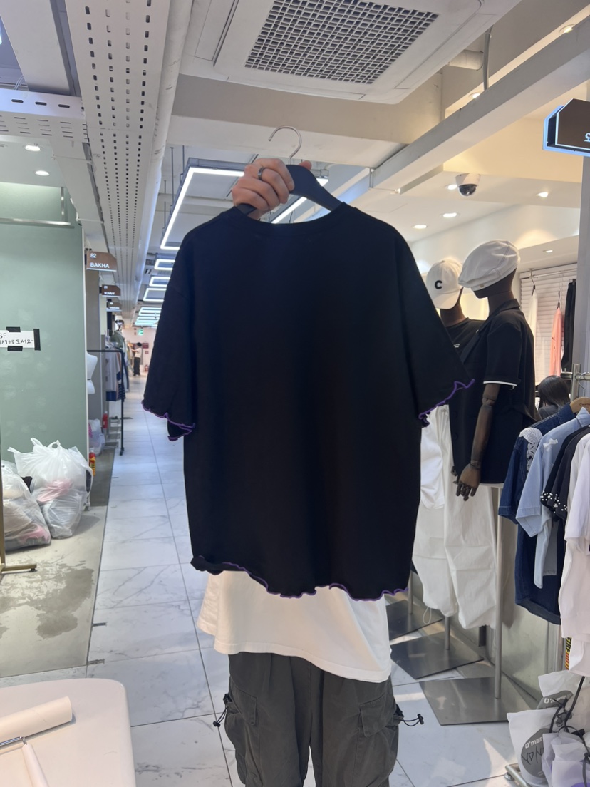 B-TYPE直郵韓國代購女裝新品熱賣24春夏推薦人氣休閑T恤B-TYPET恤