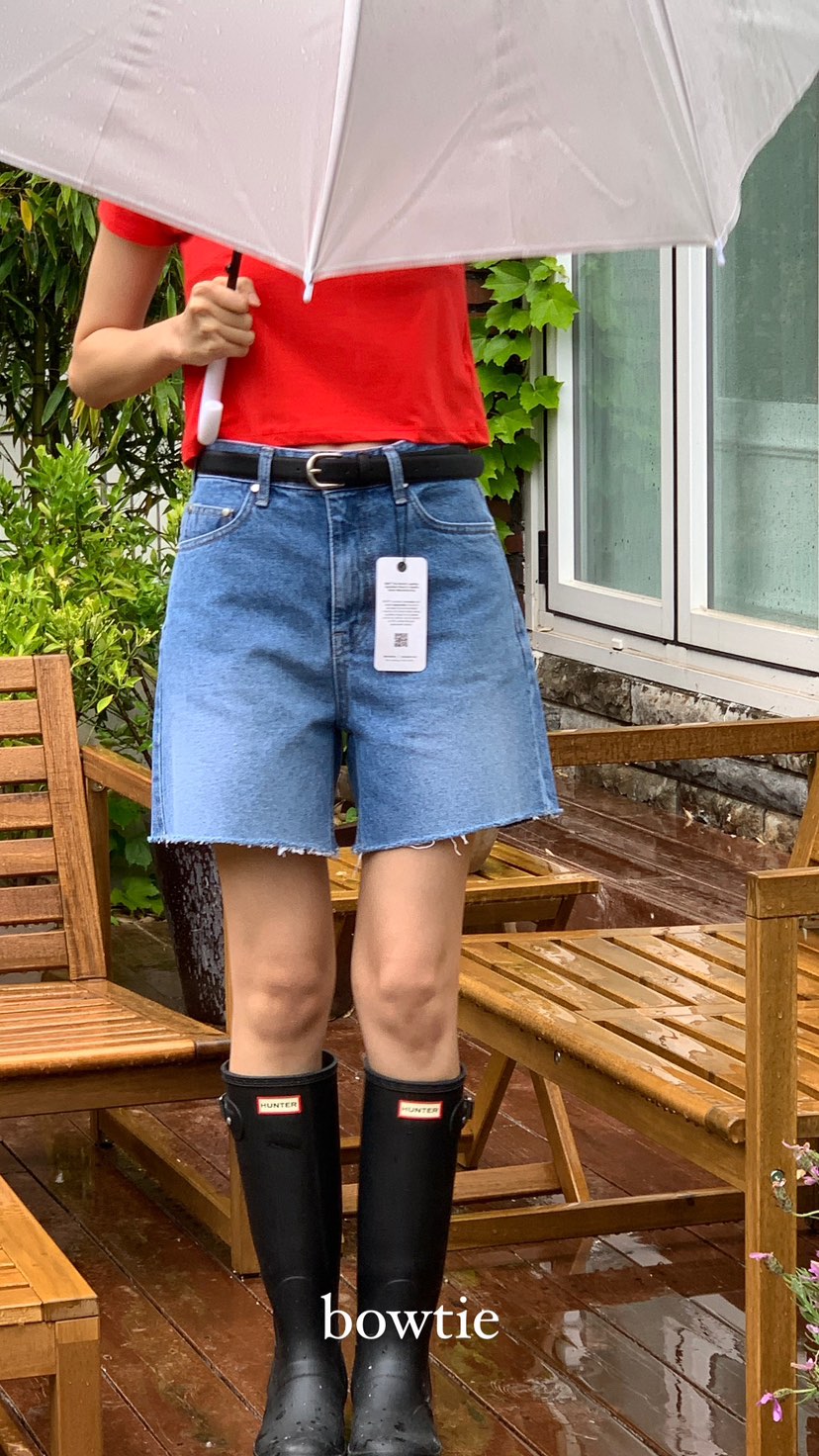 BOWTIE韓國直郵東大門代購女裝新款24春夏人氣時尚職業短褲GLITTER短褲