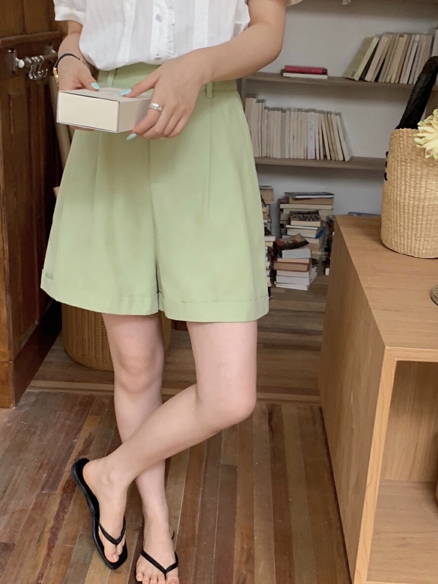 HER直郵韓國代購女裝新款人氣時尚職業休閑熱賣24春夏短褲HIPTIQUE短褲