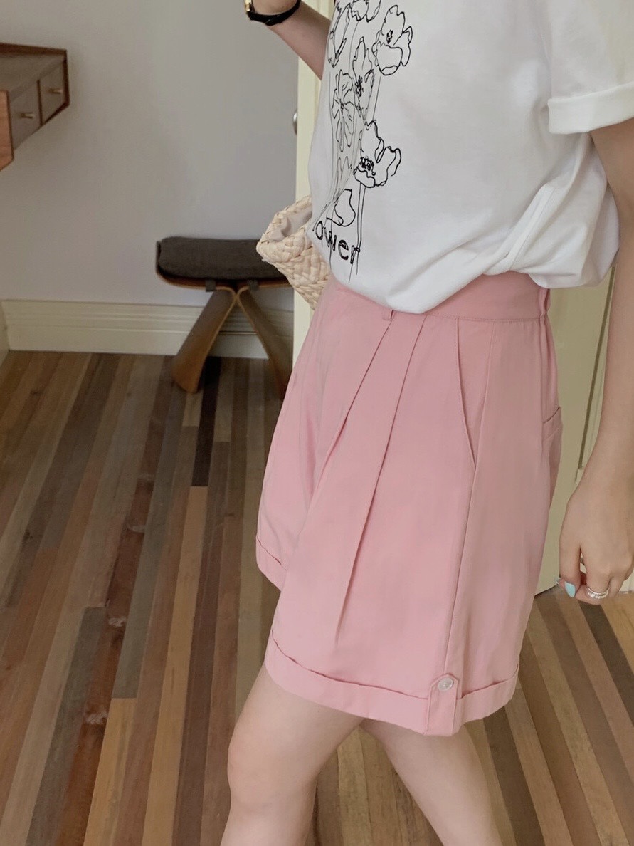 HER直郵韓國代購女裝新款人氣時尚職業休閑熱賣24春夏短褲HIPTIQUE短褲