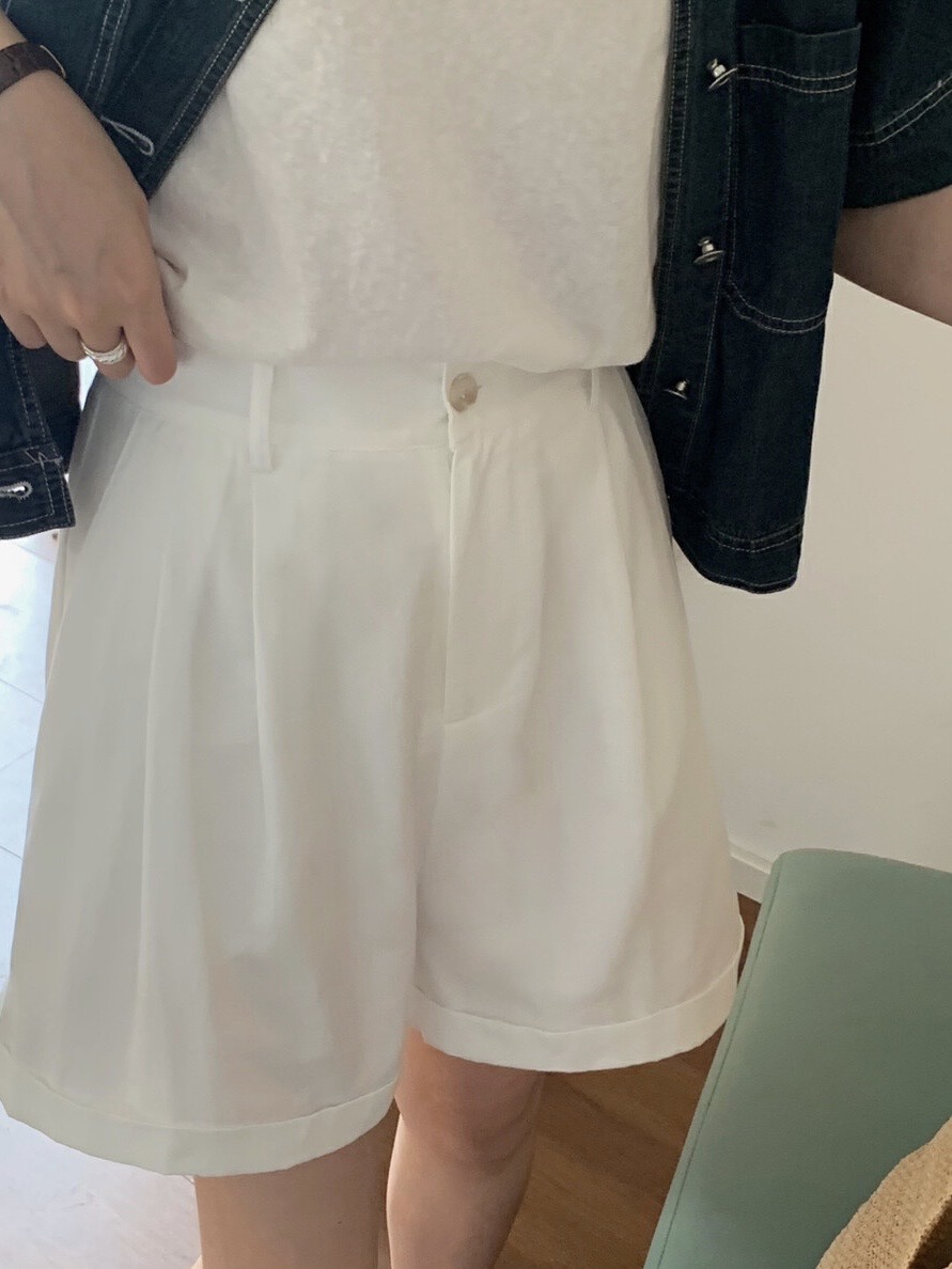 HER直郵韓國代購女裝新款人氣時尚職業休閑熱賣24春夏短褲HIPTIQUE短褲