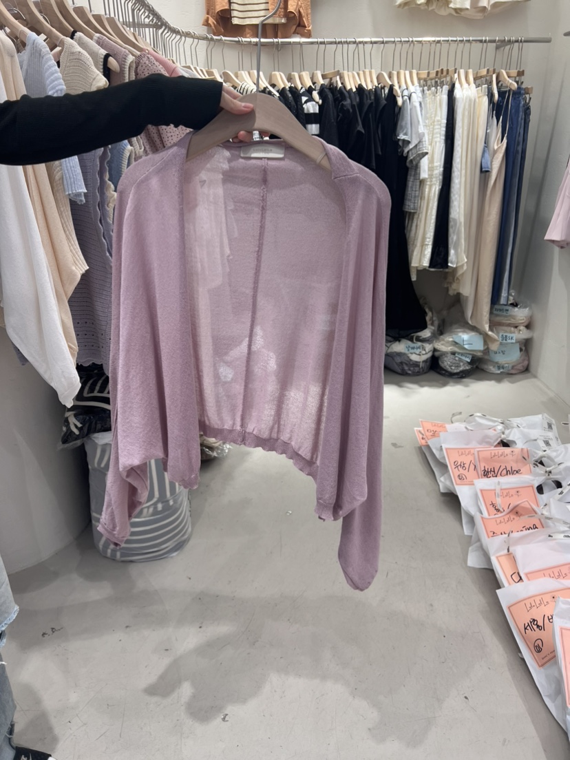 LULULALLA韓國直郵東大門代購女裝新款熱賣真品針織衫開襟衫LULULALLA針織衫