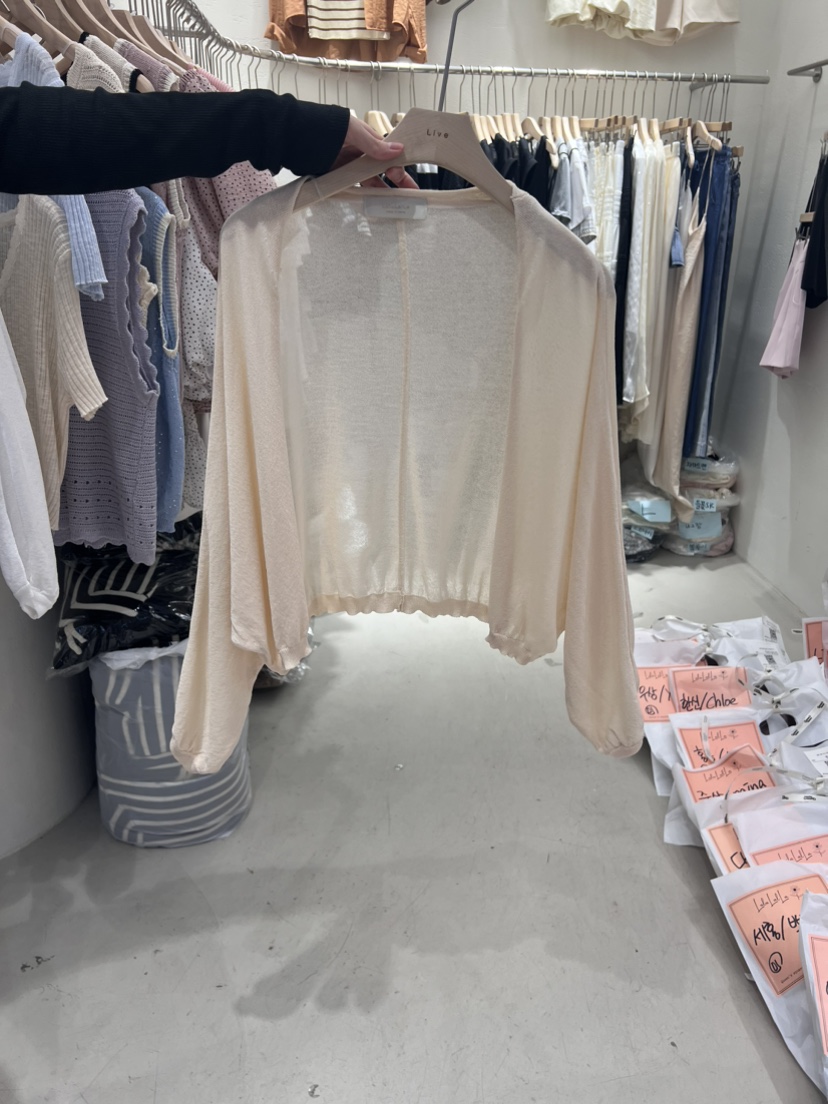 LULULALLA韓國直郵東大門代購女裝新款熱賣真品針織衫開襟衫LULULALLA針織衫圖色2