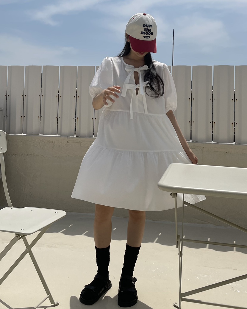 Magie韓國直郵東大門代購女裝新款休閑職業人氣推薦真品連衣裙VI A連衣裙