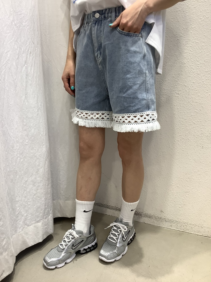 O MARIE直郵韓國代購女裝新款熱賣24春夏休閑推薦短褲流蘇O'MARIE短褲