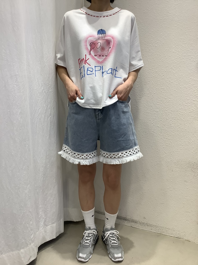 O MARIE直郵韓國代購女裝新款熱賣24春夏休閑推薦短褲流蘇O'MARIE短褲