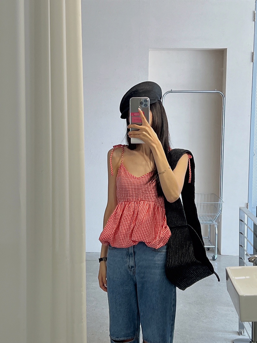 VERANDA直郵韓國代購女裝新款推薦職業時尚熱賣人氣吊帶背心VERANDA吊帶/背心