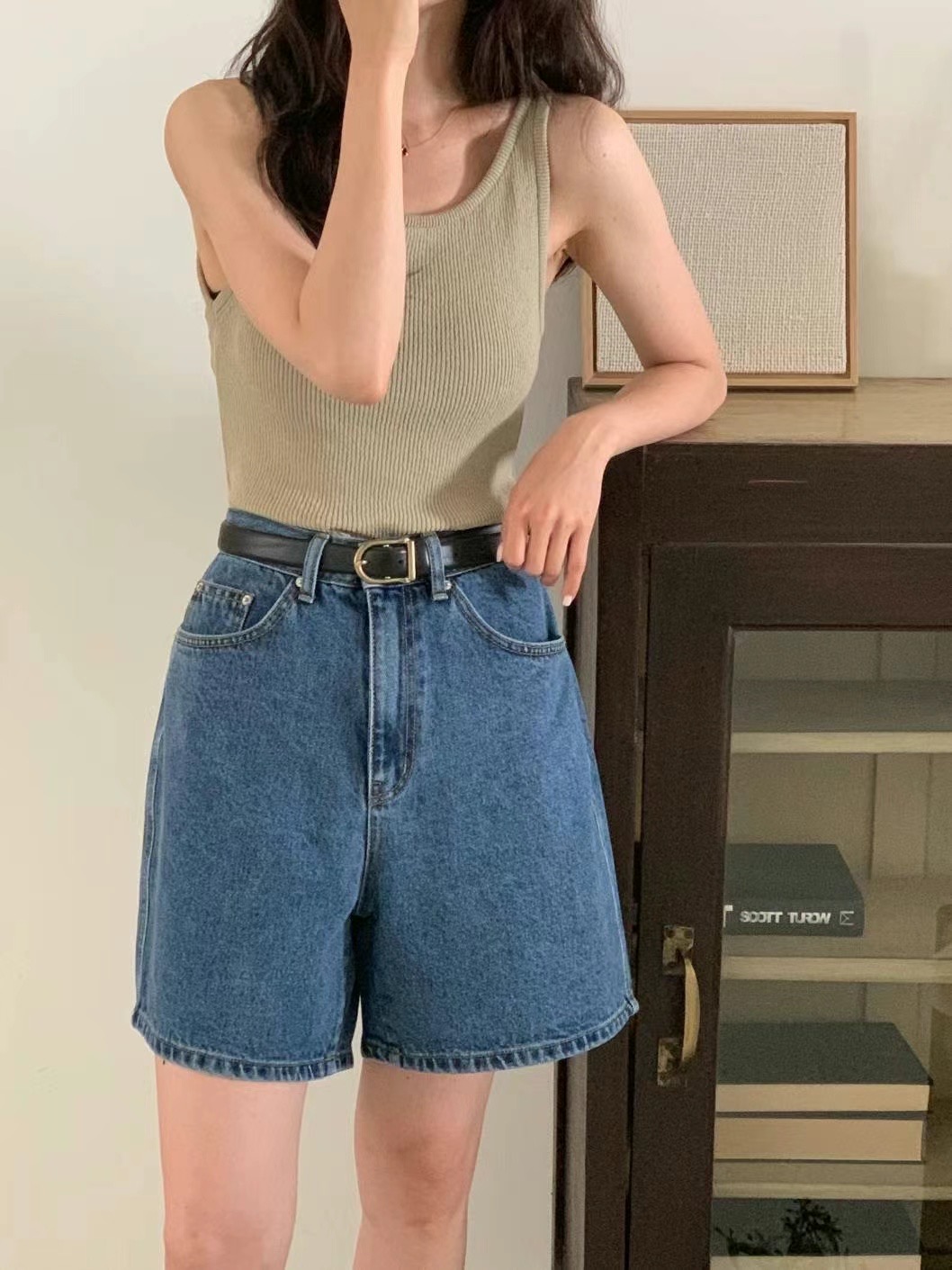 VINE直郵韓國代購女裝新品休閑職業人氣熱賣24春夏時尚短褲VINE短褲