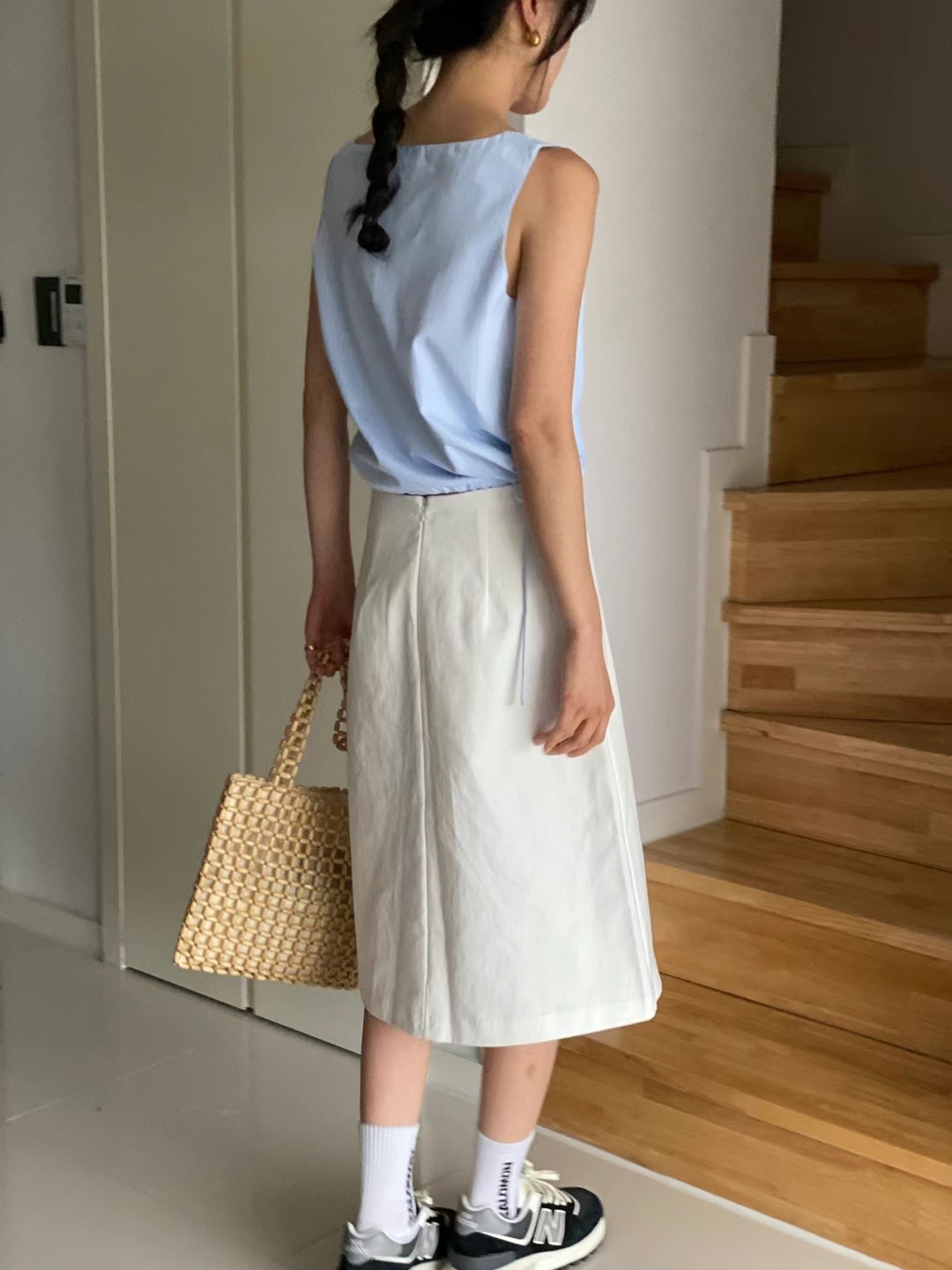 BABY PUSH直郵韓國代購女裝新款24春夏時尚休閑人氣長裙BABY PUSH長裙
