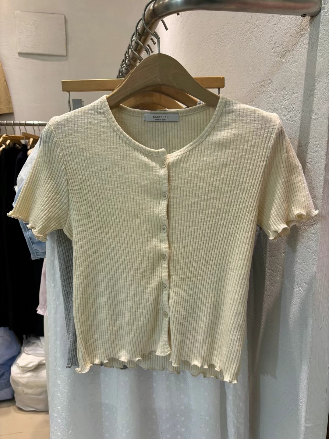 BABY PUSH韓國直郵東大門實拍女裝新品休閑時尚職業針織衫BABY PUSH針織衫