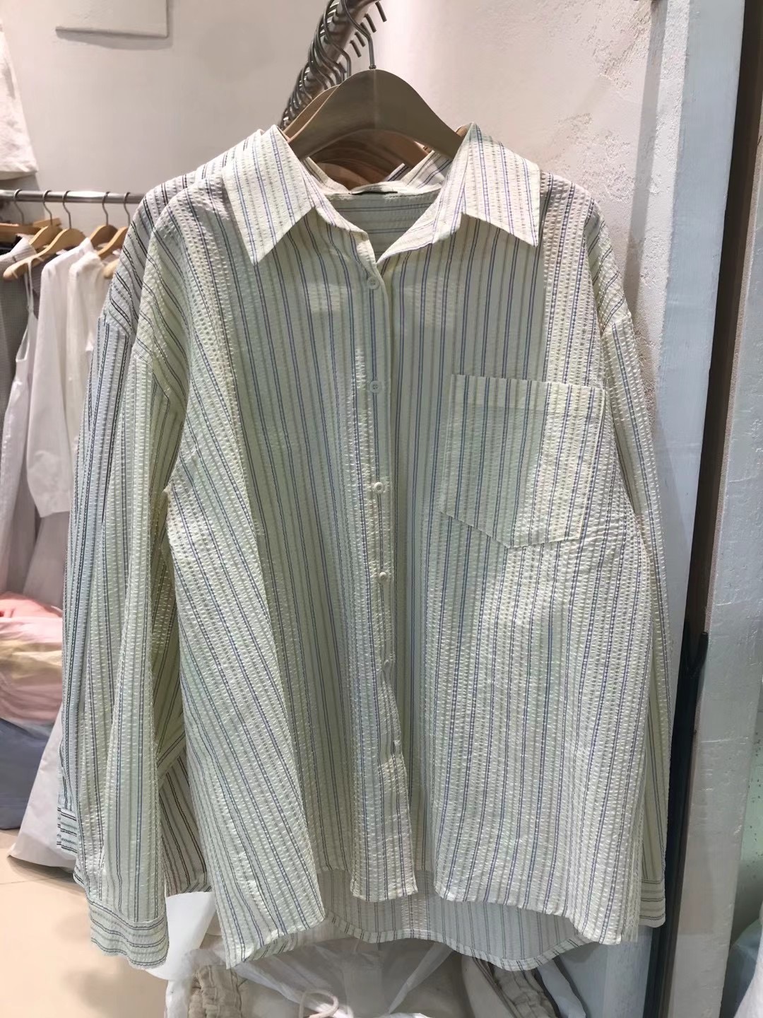 BABY PUSH韓國直郵東大門代購女裝新品真品時尚襯衫蕾絲衫BABY PUSH襯衫/蕾絲衫
