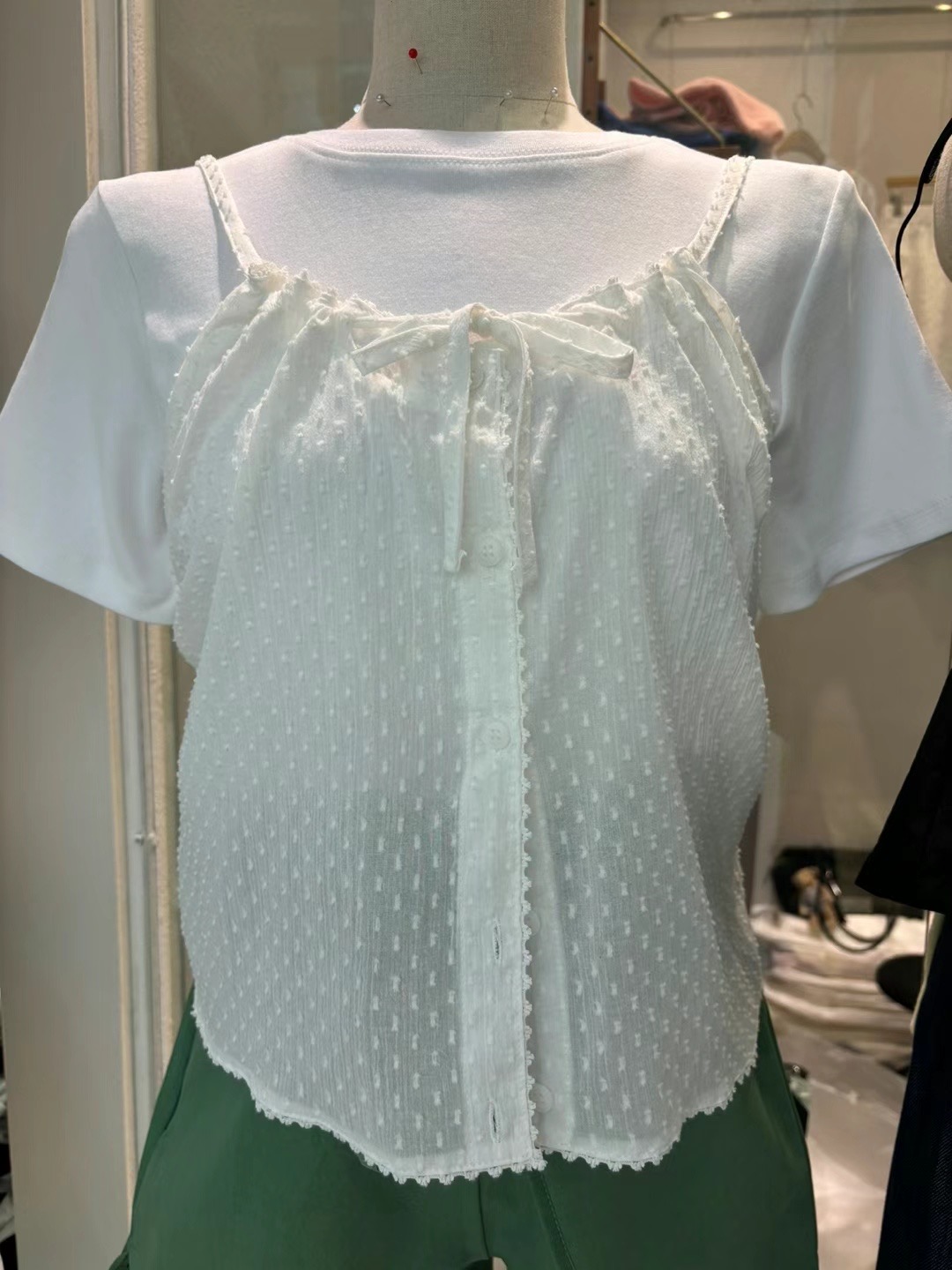 BABY PUSH韓國直郵東大門實拍女裝新款職業推薦真品吊帶背心BABY PUSH吊帶/背心
