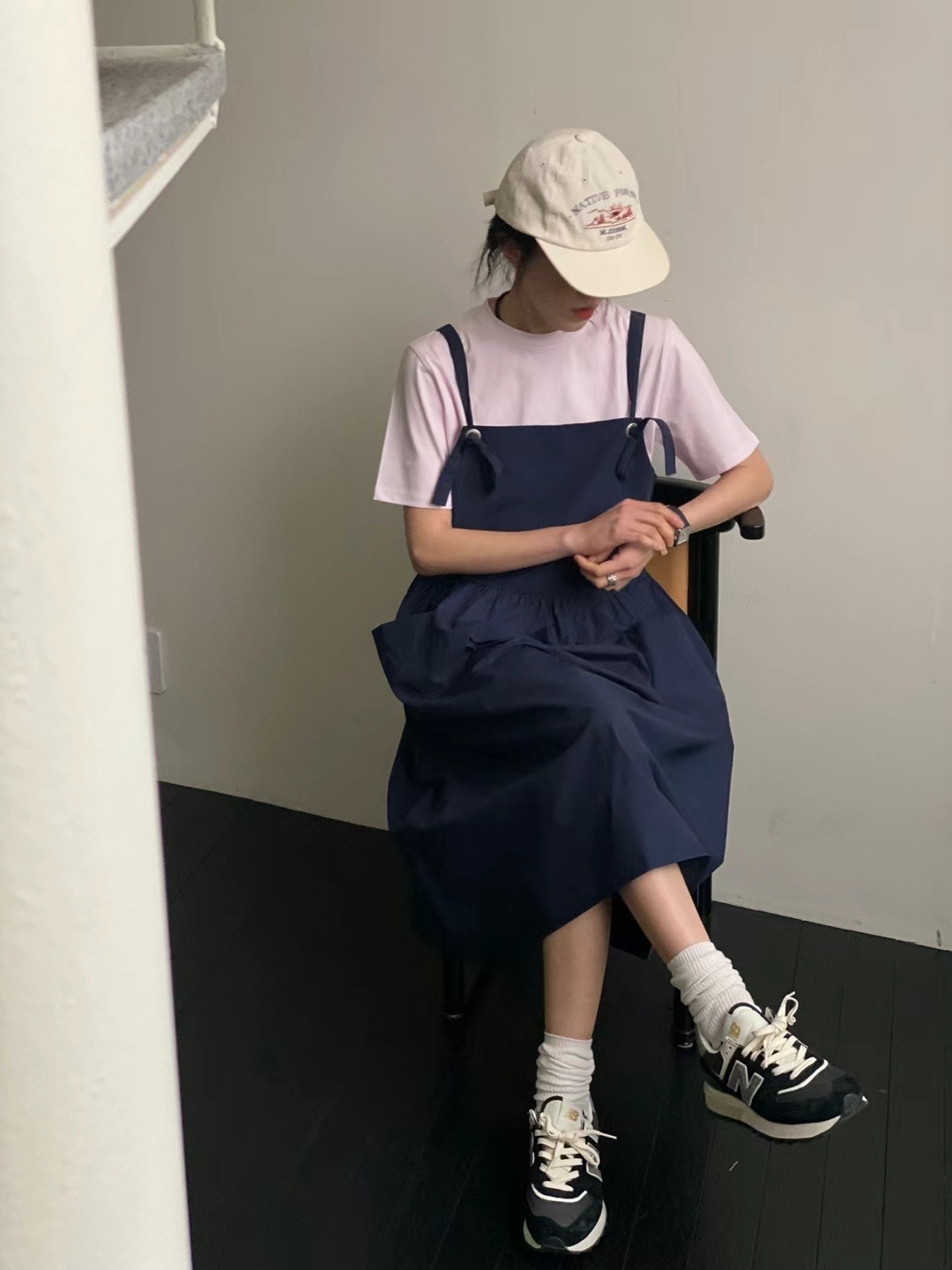 BABY PUSH韓國直郵女裝新品人氣職業真品時尚休閑24春夏連衣裙BABY PUSH連衣裙