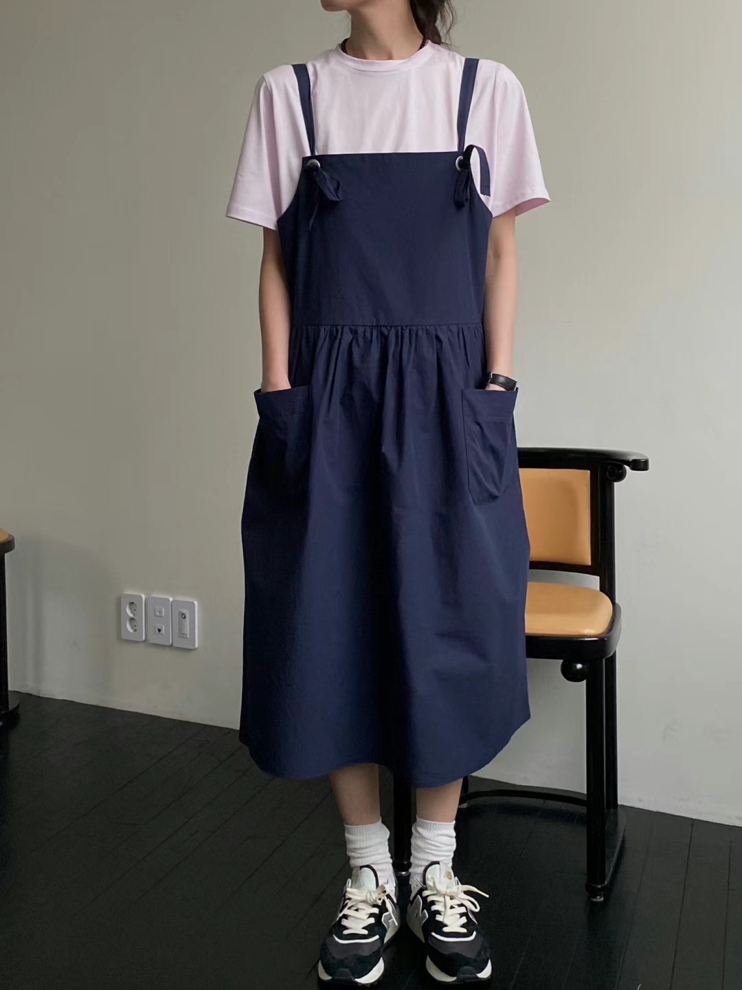 BABY PUSH韓國直郵女裝新品人氣職業真品時尚休閑24春夏連衣裙BABY PUSH連衣裙