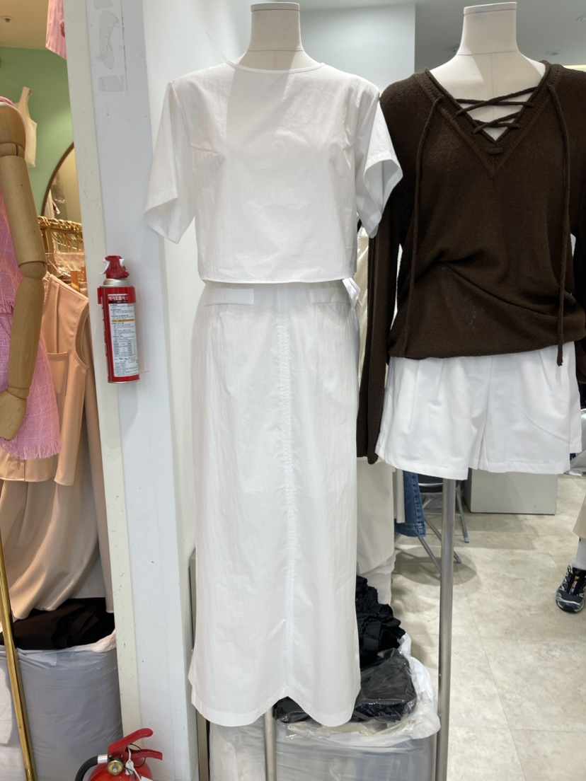 LEAP韓國直郵東大門代購女裝新品熱賣時尚休閑24春夏真品T恤NINESQUAREDT恤