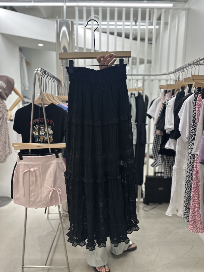 VENEFIT韓國直郵東大門實拍女裝新款真品24春夏時尚職業長裙VENEFIT/JENNIE長裙