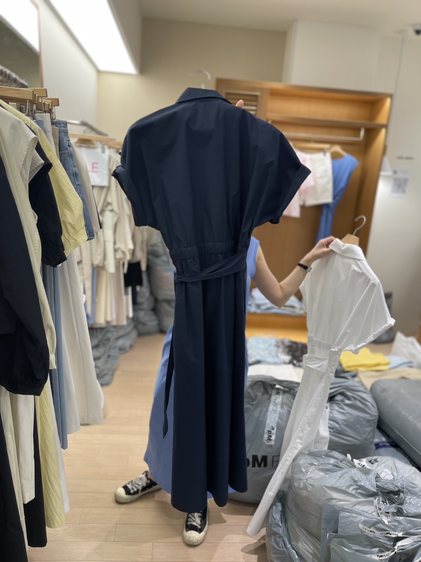 VAN NUVO直郵韓國代購女裝新款人氣24春夏真品休閑連衣裙VAN NUVO連衣裙