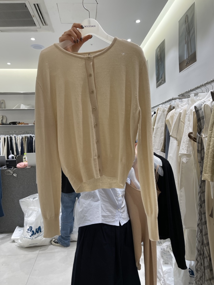 WOOD SAGE韓國直郵女裝新品真品推薦時尚人氣24春夏針織衫WOOD SAGE針織衫圖色4