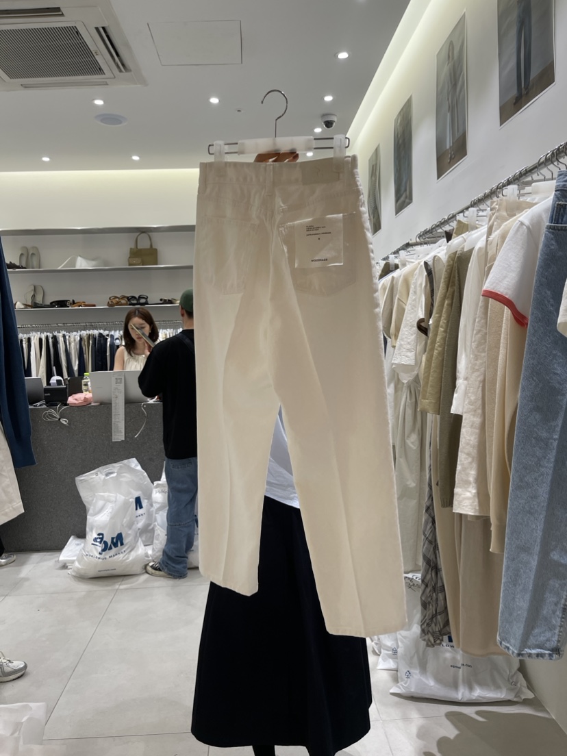 WOOD SAGE韓國直郵女裝新品24春夏真品熱賣人氣時尚牛仔褲WOOD SAGE牛仔褲