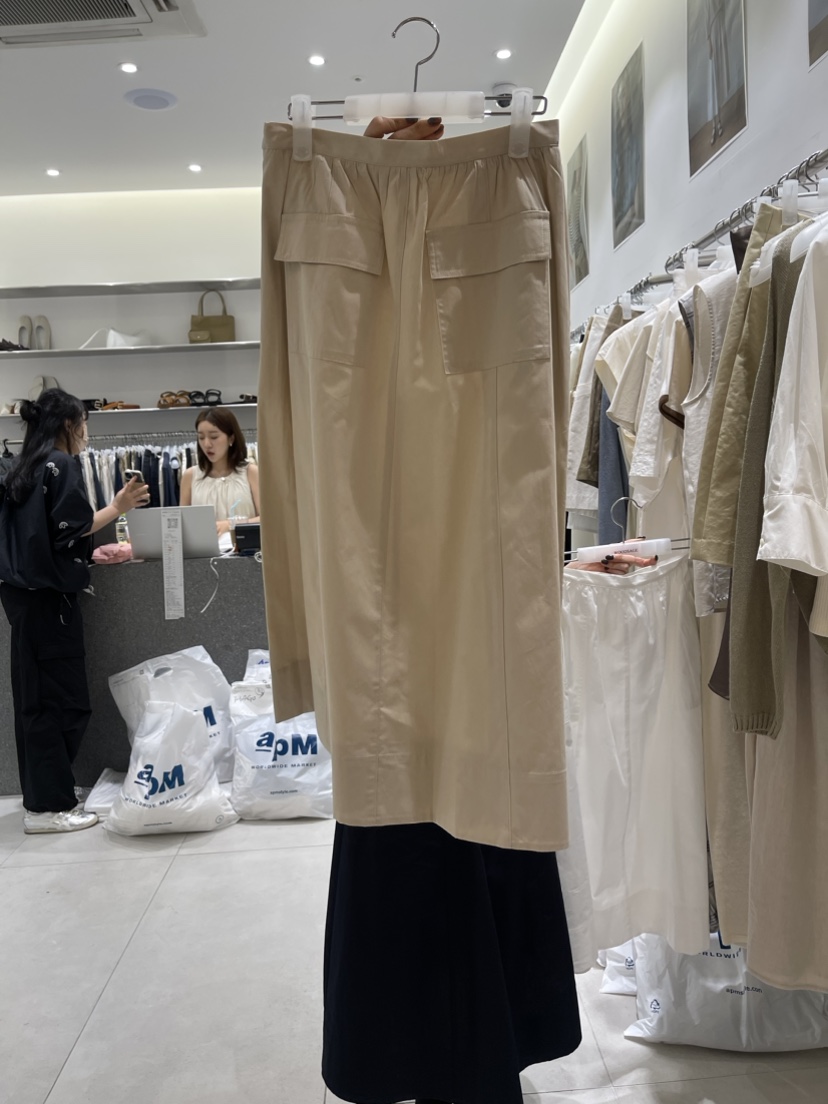 WOOD SAGE韓國直郵女裝新品真品熱賣人氣推薦休閑時尚長裙WOOD SAGE長裙