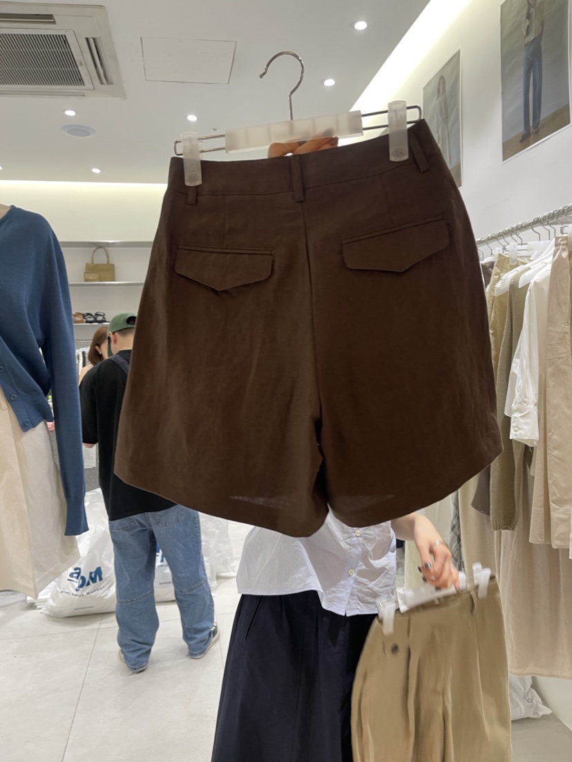 WOOD SAGE韓國直郵東大門實拍女裝新款推薦真品人氣短褲亞麻WOOD SAGE短褲