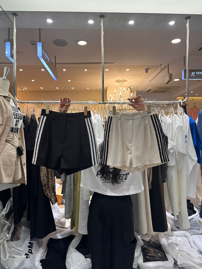 Workshop韓國直郵女裝新款人氣時尚休閑真品職業推薦24春夏短褲Work_shop短褲