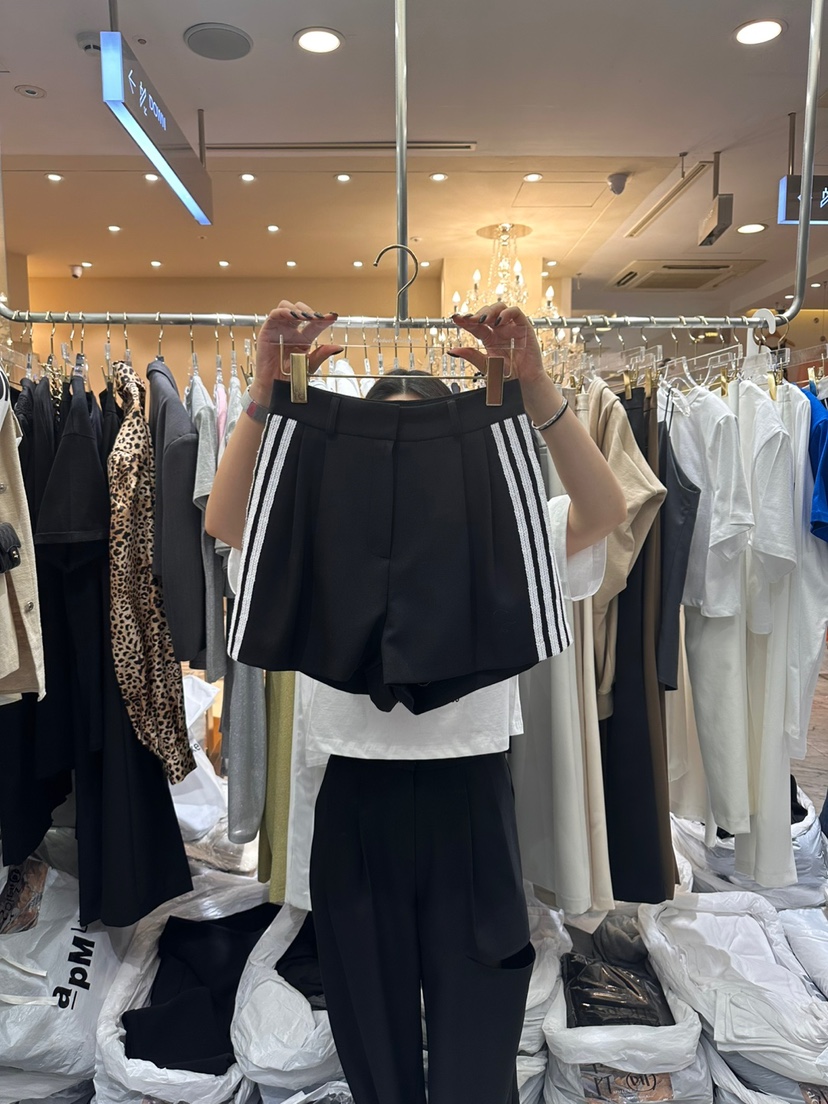 Workshop韓國直郵女裝新款人氣時尚休閑真品職業推薦24春夏短褲Work_shop短褲圖色2