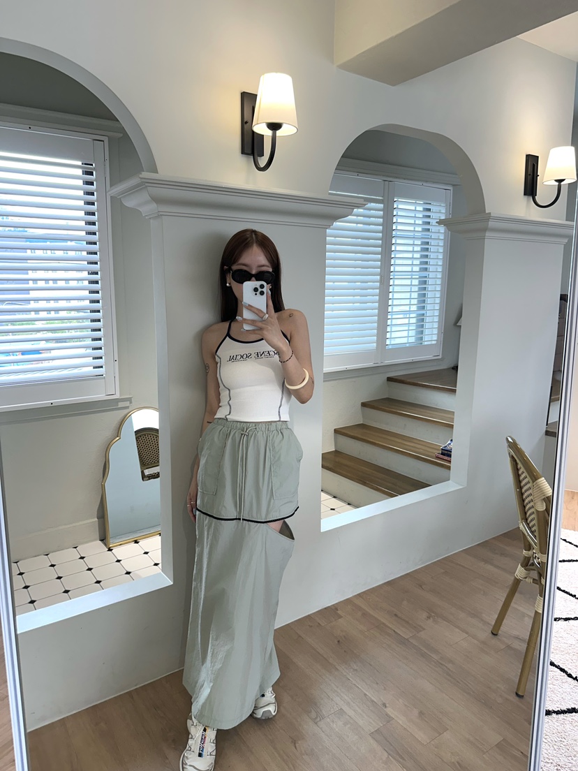 ZERO ZERO韓國直郵女裝新品熱賣職業24春夏人氣吊帶背心ASHTOE吊帶/背心