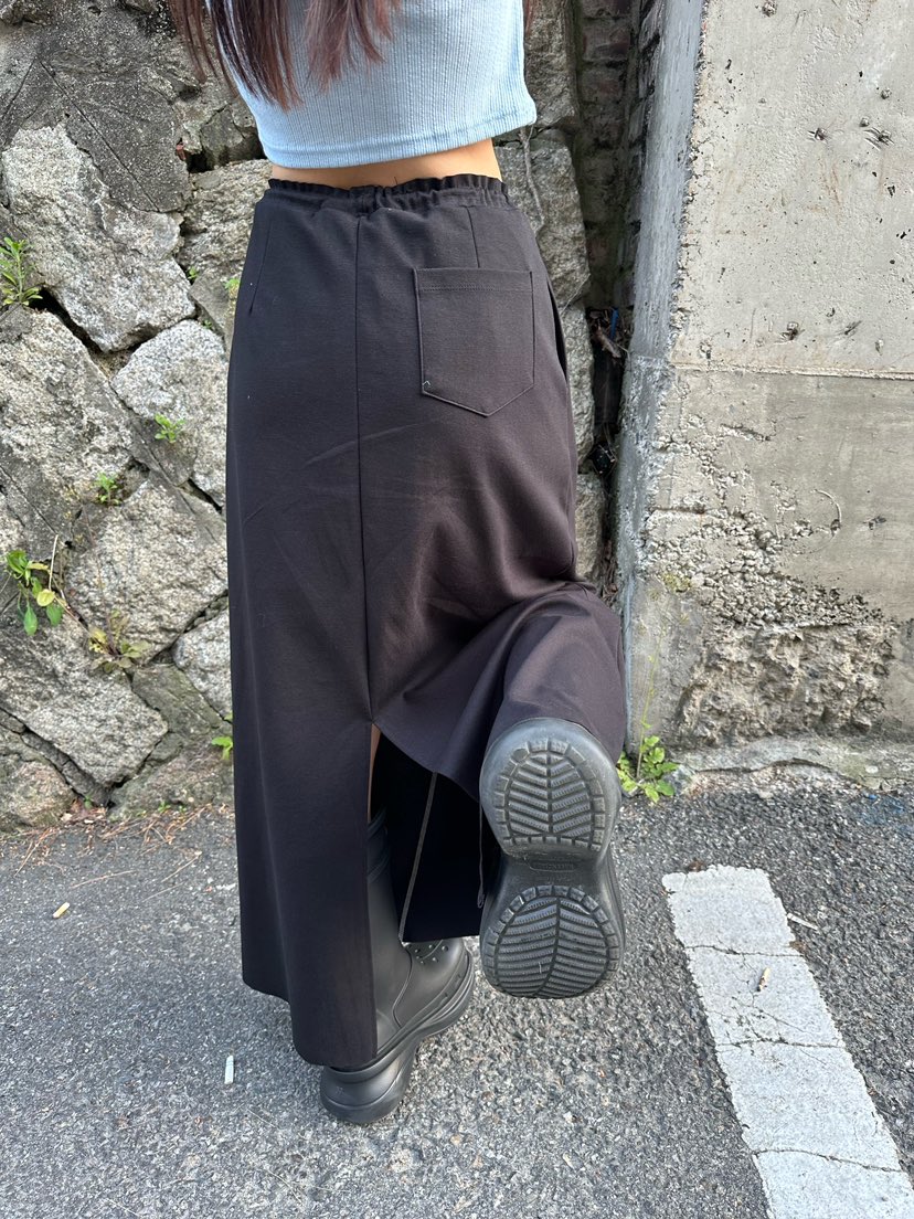 ZERO ZERO韓國直郵女裝新品熱賣職業休閑24春夏時尚長裙ASHTOE長裙