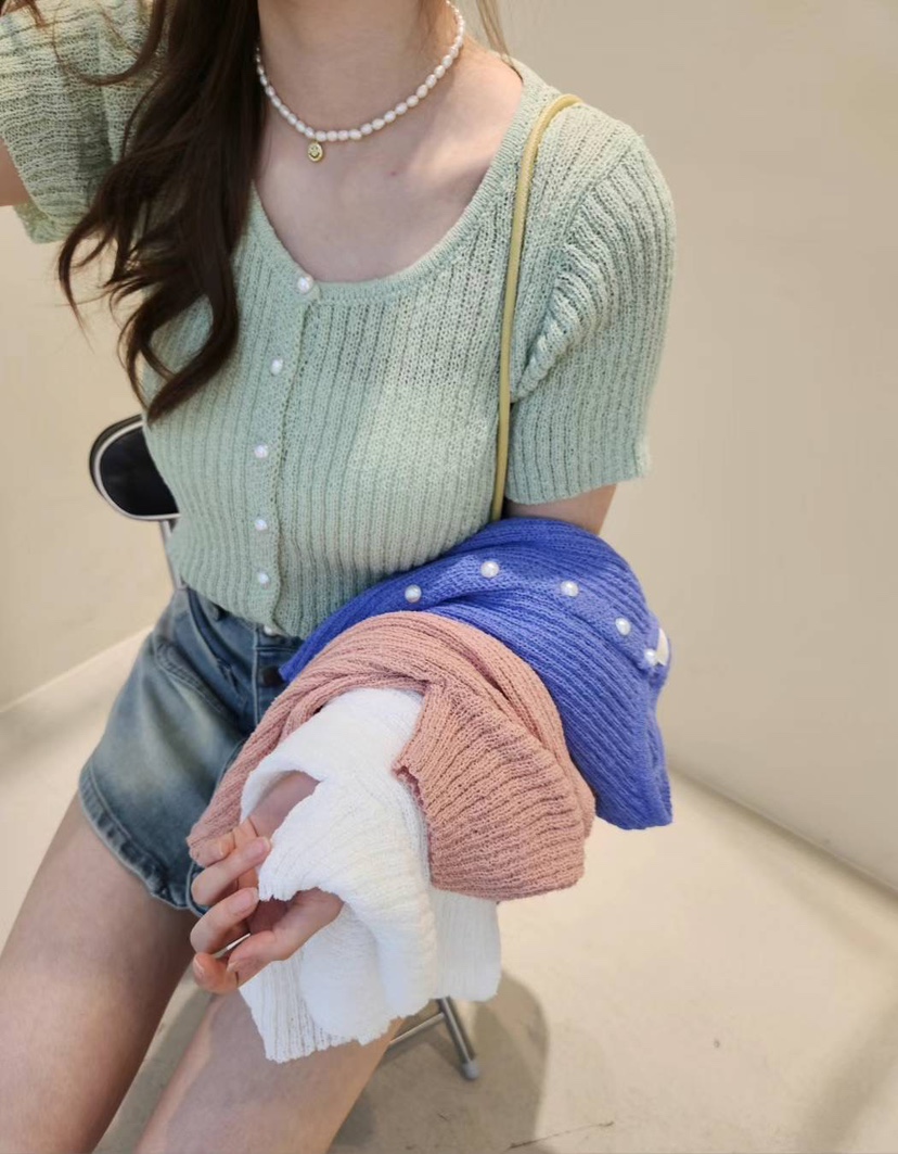 LULULALLA韓國直郵東大門實拍女裝新品時尚人氣真品休閑針織衫LULULALLA針織衫