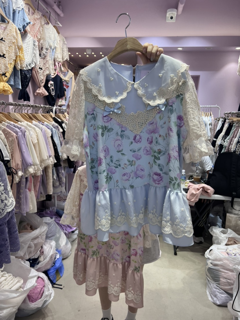 MS韓國直郵女裝新款熱賣休閑24春夏時尚人氣職業襯衫蕾絲衫MS襯衫/蕾絲衫